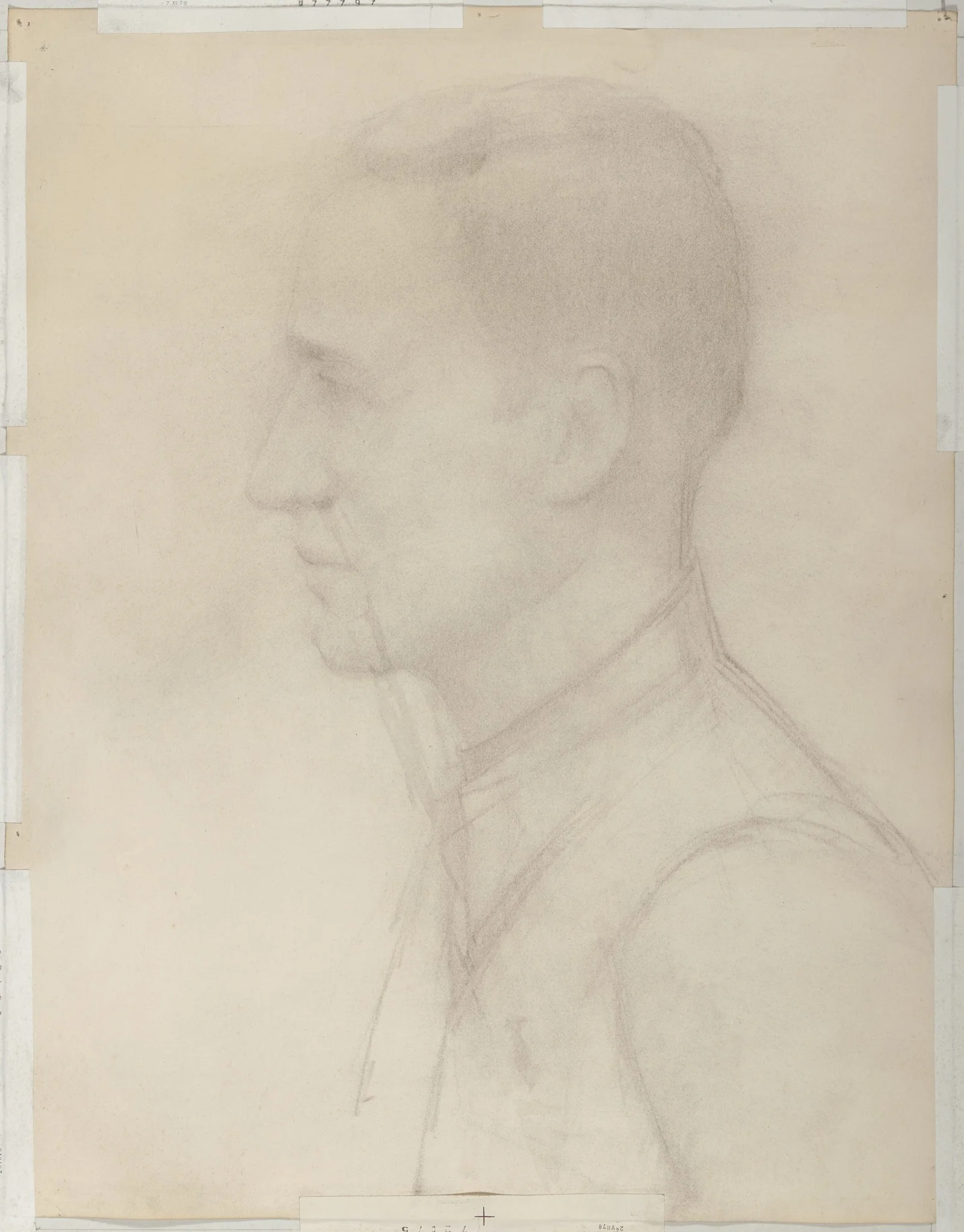 Portret van een man, detail