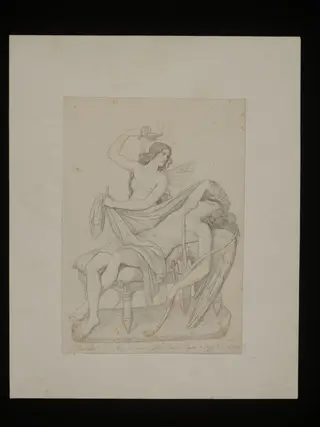 Cupid and Psyche, by Wilhelm von Kaulbach, 1849