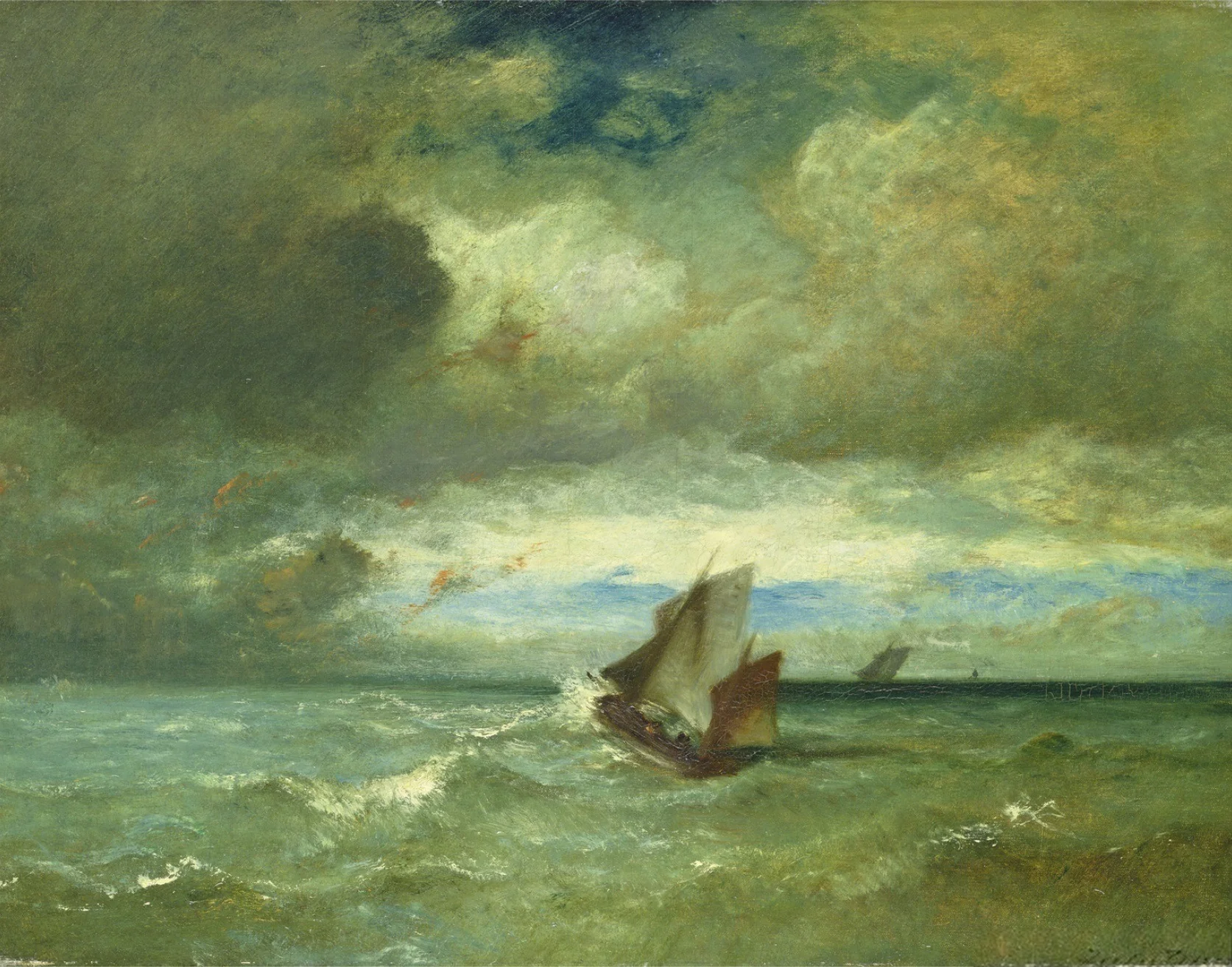 Choppy Sea, detail