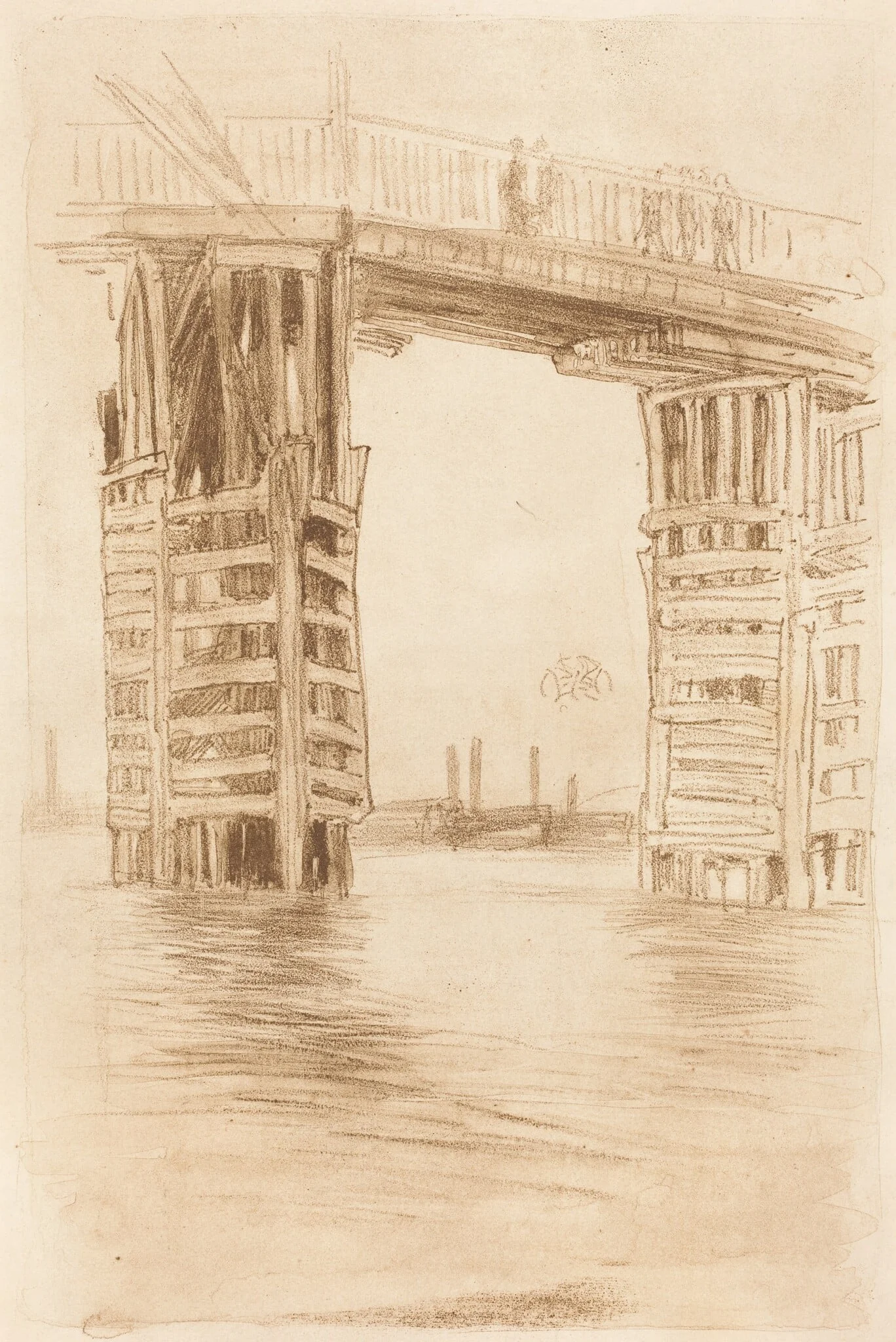 The Tall Bridge, detail