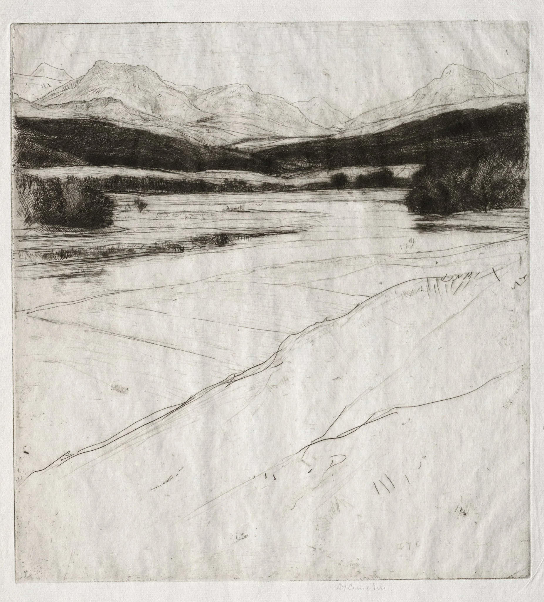 Hills of Tulloch, detail