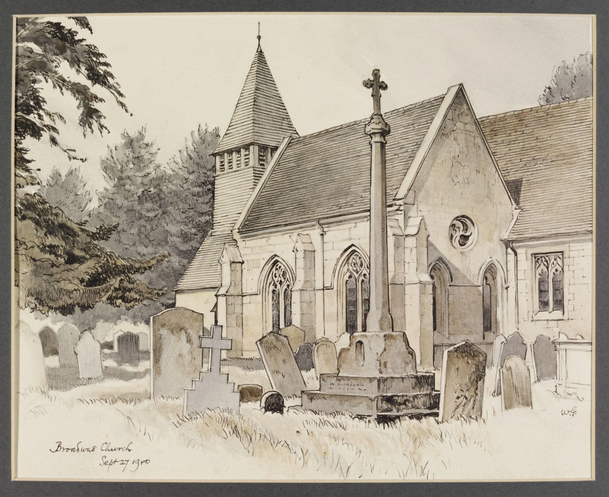 Broadwas Church, detail