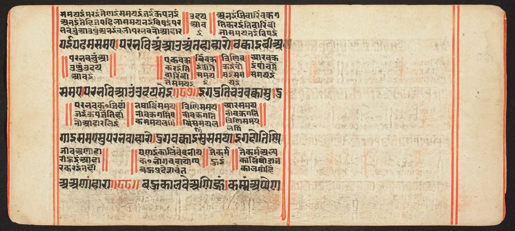 Tantric Manuscript, "Sangrahani Sutra", detail