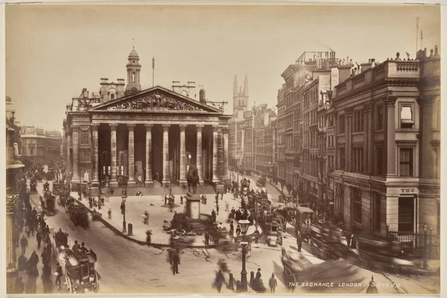 The Exchange, London, detail