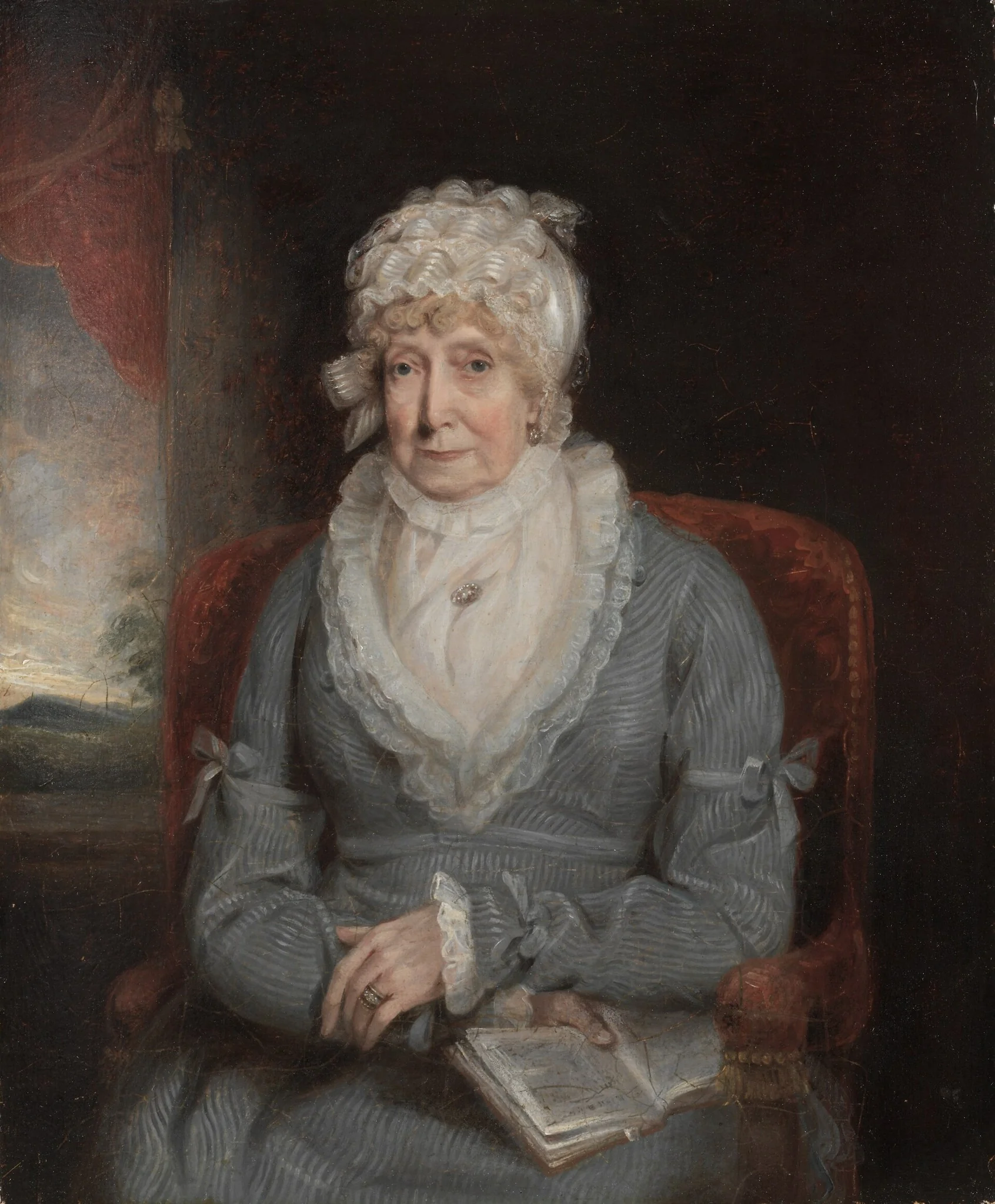 Portrait of a Woman (Mrs. Ann Hivlyn), detail