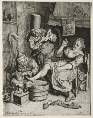 La Ventouse, by Cornelis Dusart, 1695