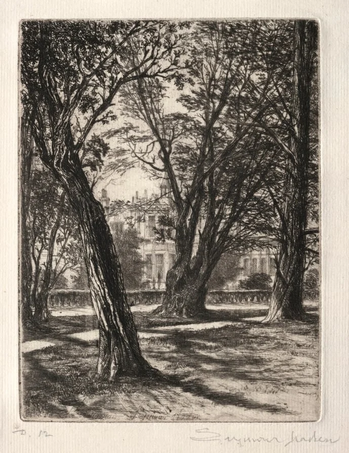 Kensington Gardens (The Small Plate), detail