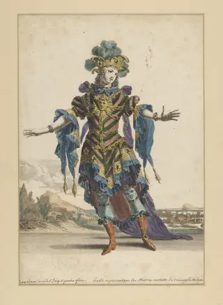 H Beard Print Collection, by Jean Berlin, 1750