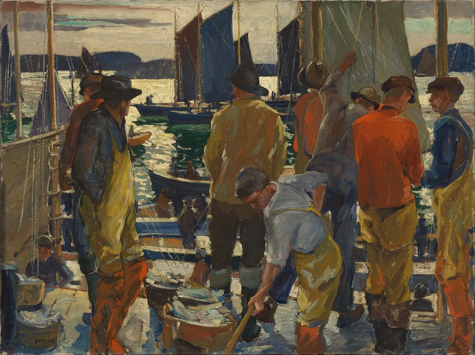 When the Boats Come In, detail