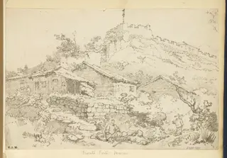 Monte Fort, Macau, by George Chinnery, 14