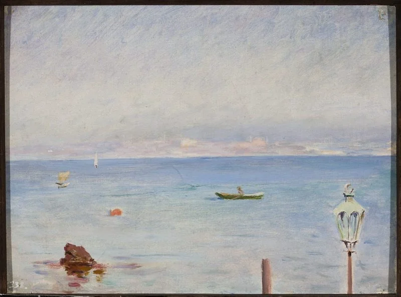 At Bosporus. From the journey to Constantinople, detail