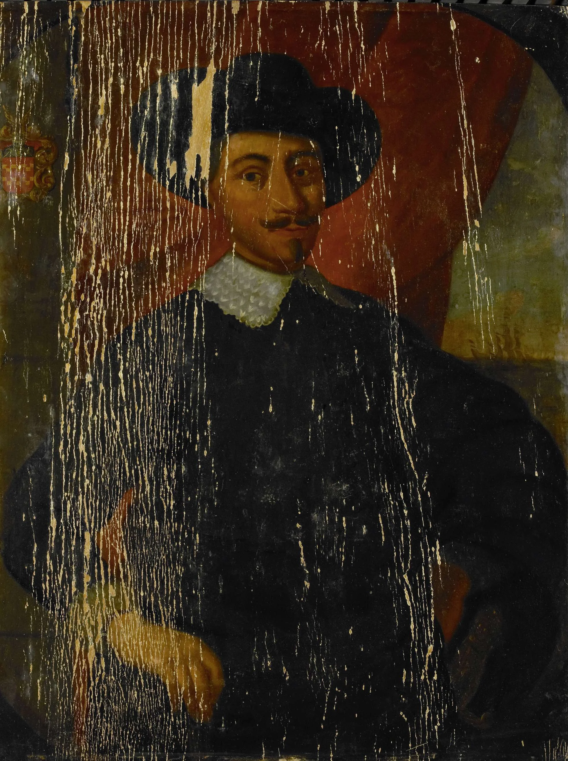 Portrait of Antonio van Diemen, Governor-General of the Dutch East Indies, detail