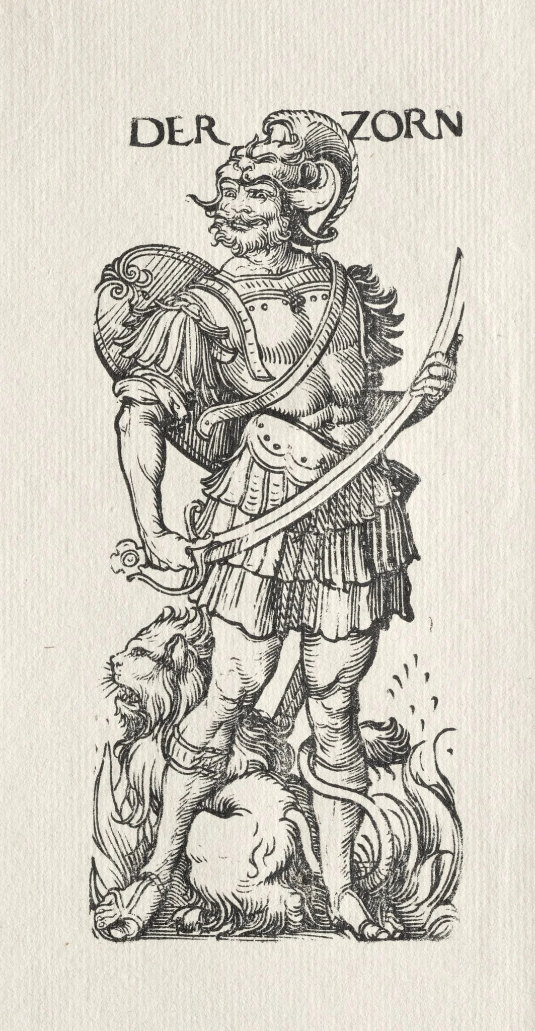 The Seven Vices: Wrath, detail