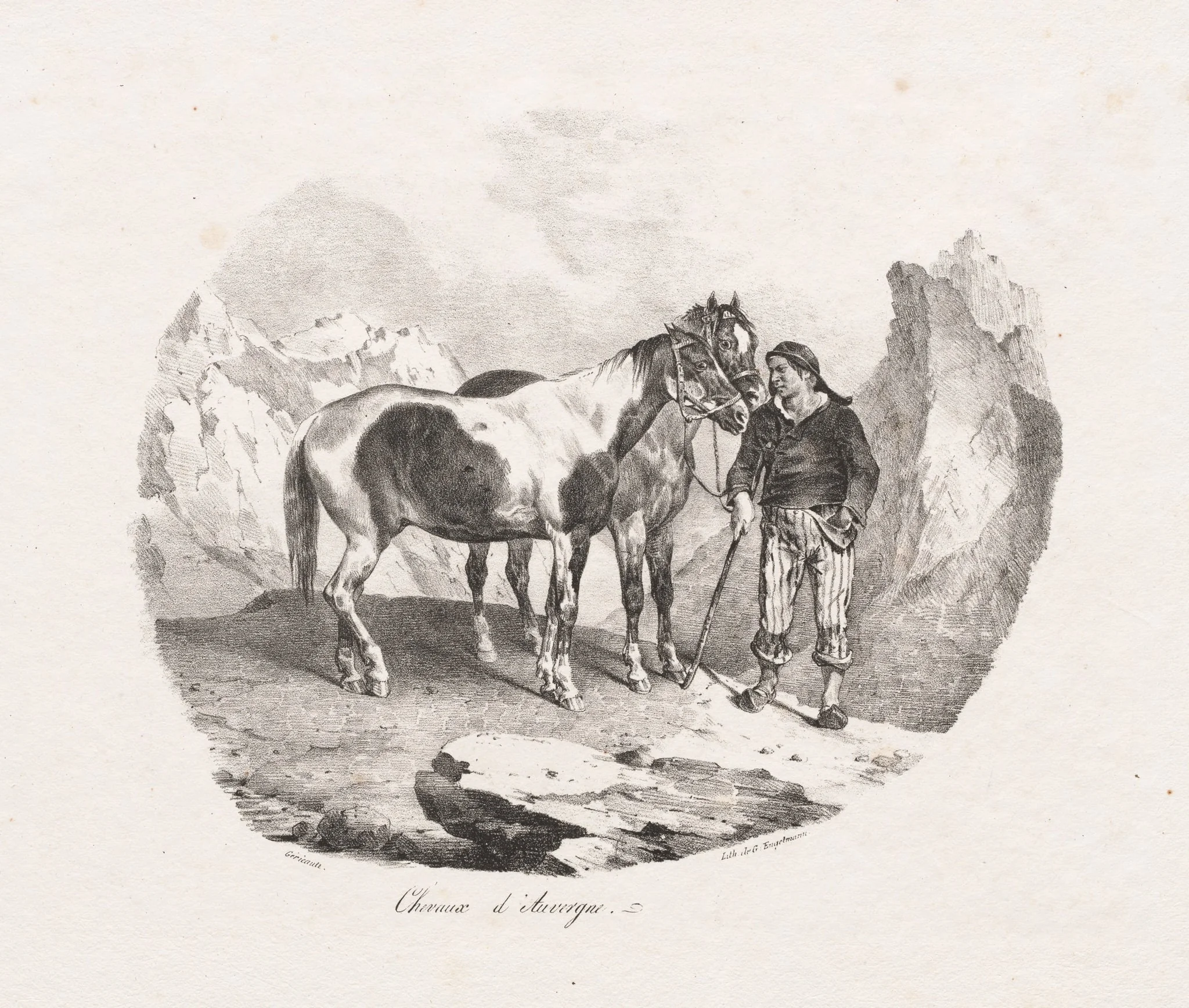 Chevaux d' Auvergne, detail