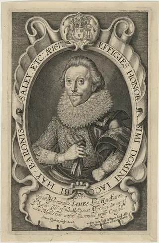 James Hay, First Earl of Carlisle, by Simon van de Passe, ink, 1621