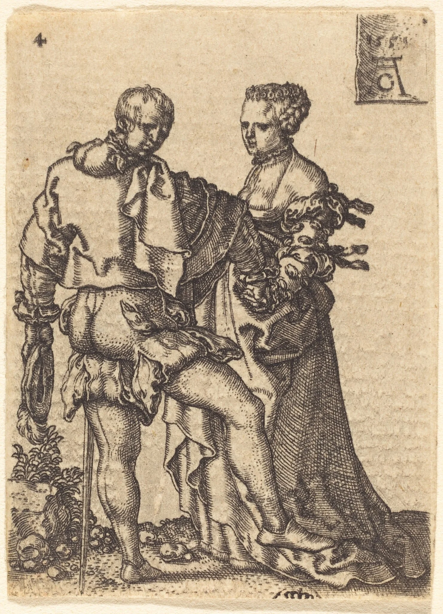 Dancing Couple, detail