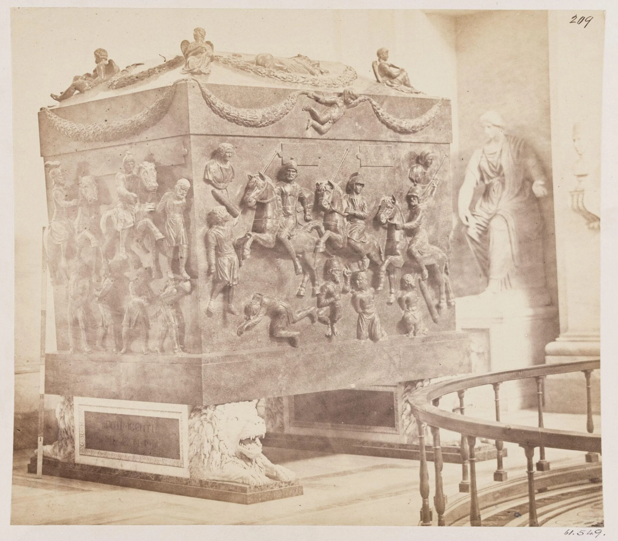 Sculpture - Sarcophagus of Porphyry of S. Helena, A.D. 330, detail