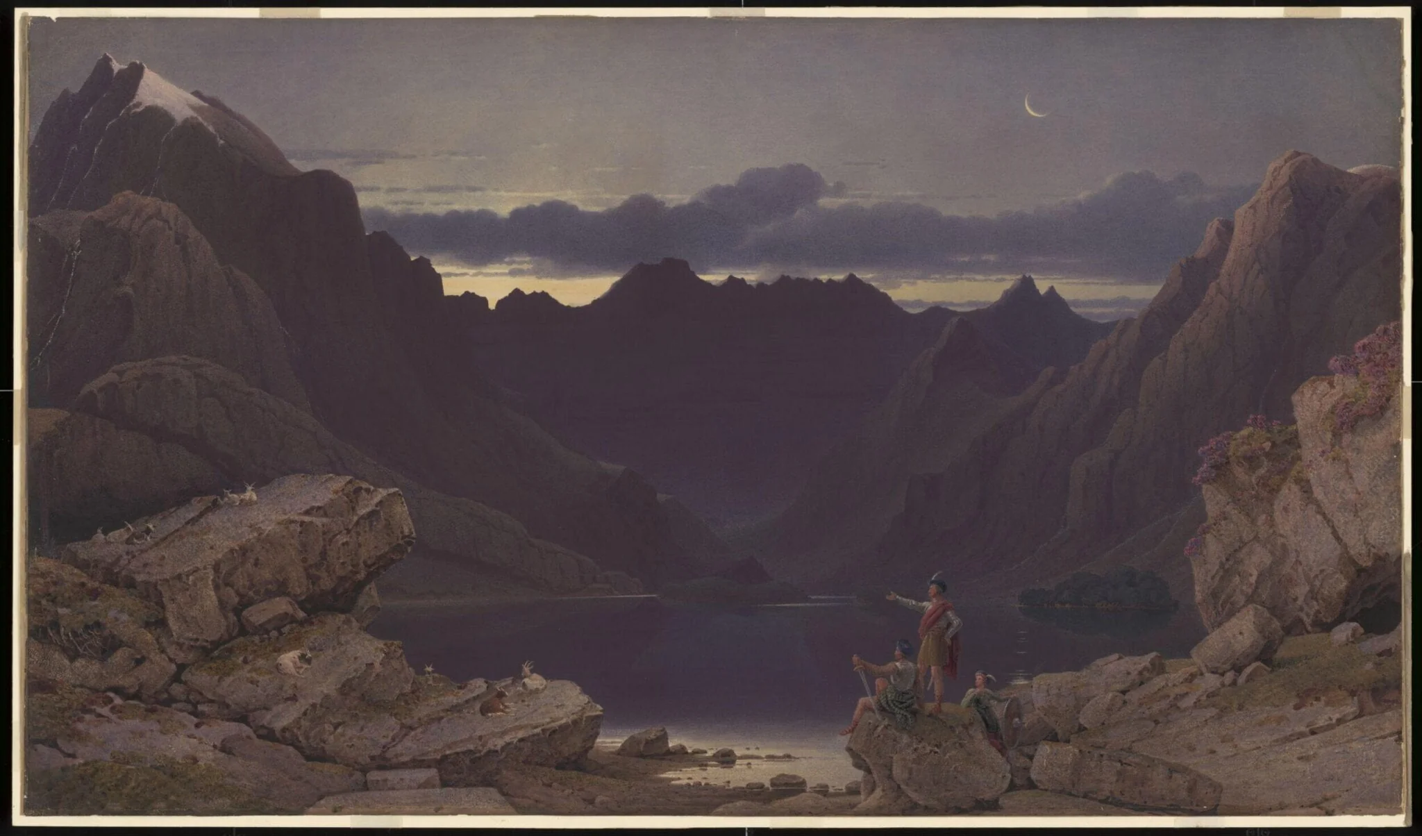 Loch Coruisk and Cuchullin Mountains, Isle of Skye, detail