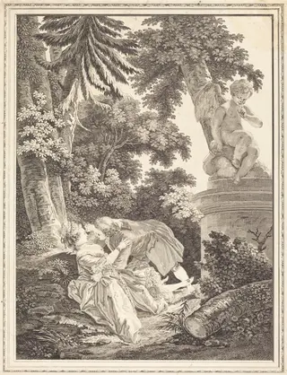 La nuit, by Emmanuel Jean Nepomucène de Ghendt, ink, 1776