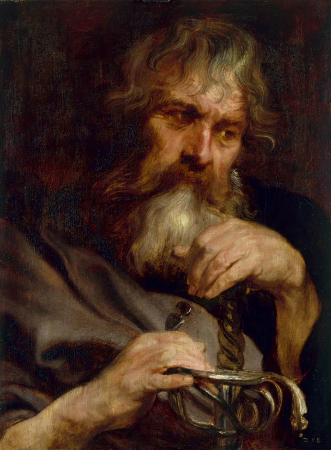 The Apostle Paul, detail