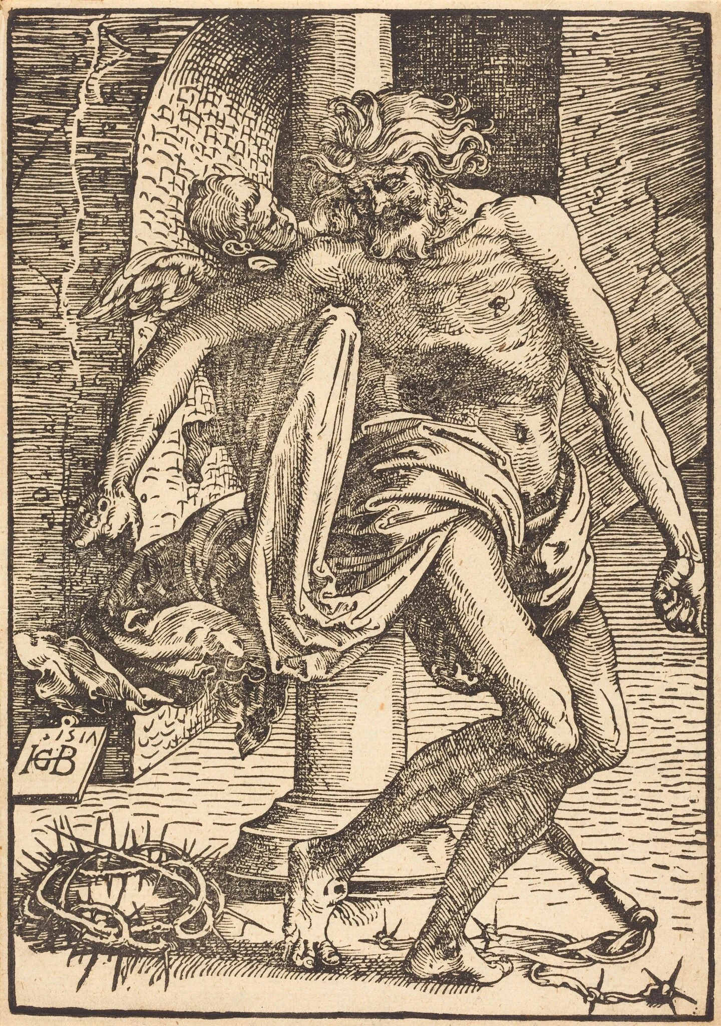 Christ on the Pillar, detail