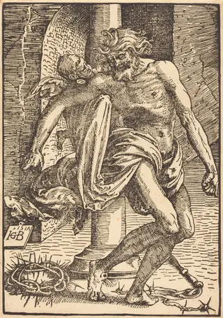 Christ on the Pillar, by Hans Baldung Grien, ink, 1517
