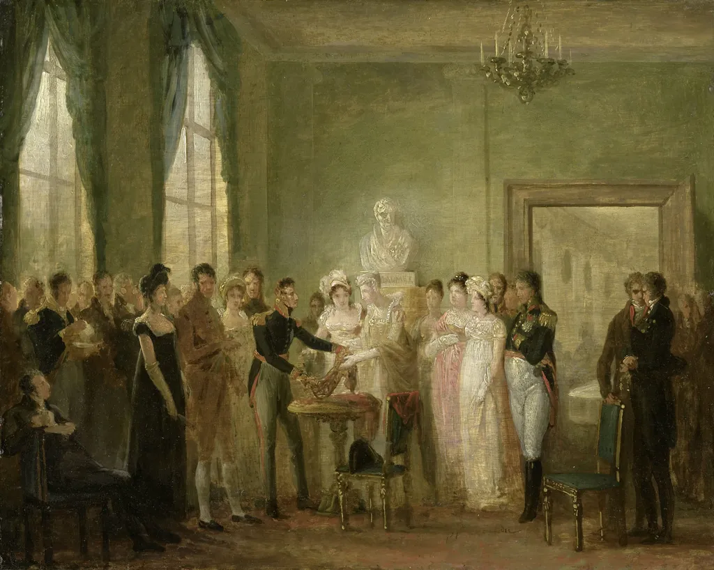 An Unidentified Historical Subject, by Mattheus Ignatius van Bree, oil, 1822