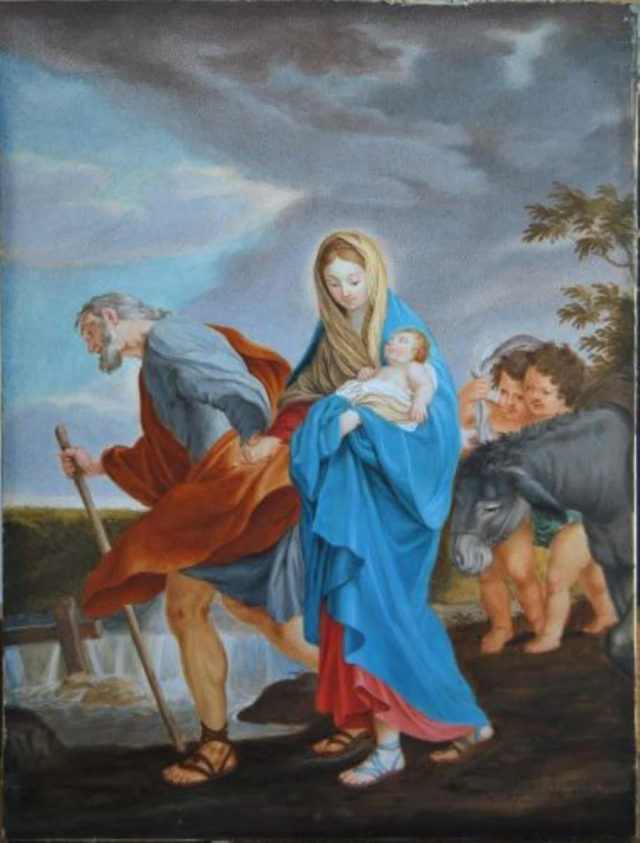 Fuga în Egipt, detail