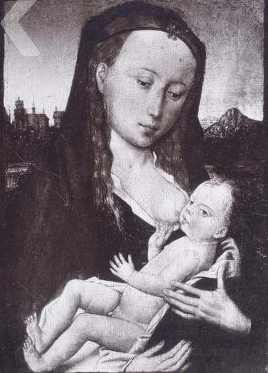 Virgin and Child, detail