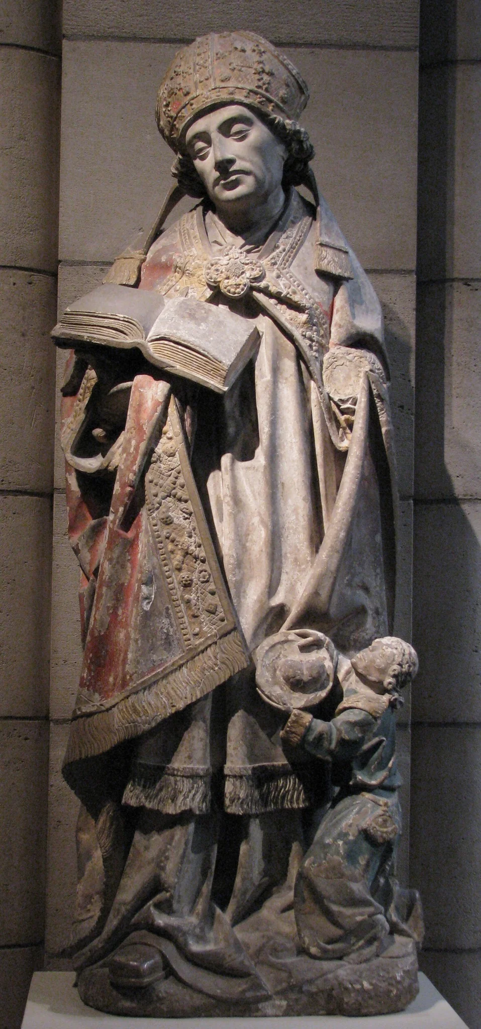 Saint Augustine, detail
