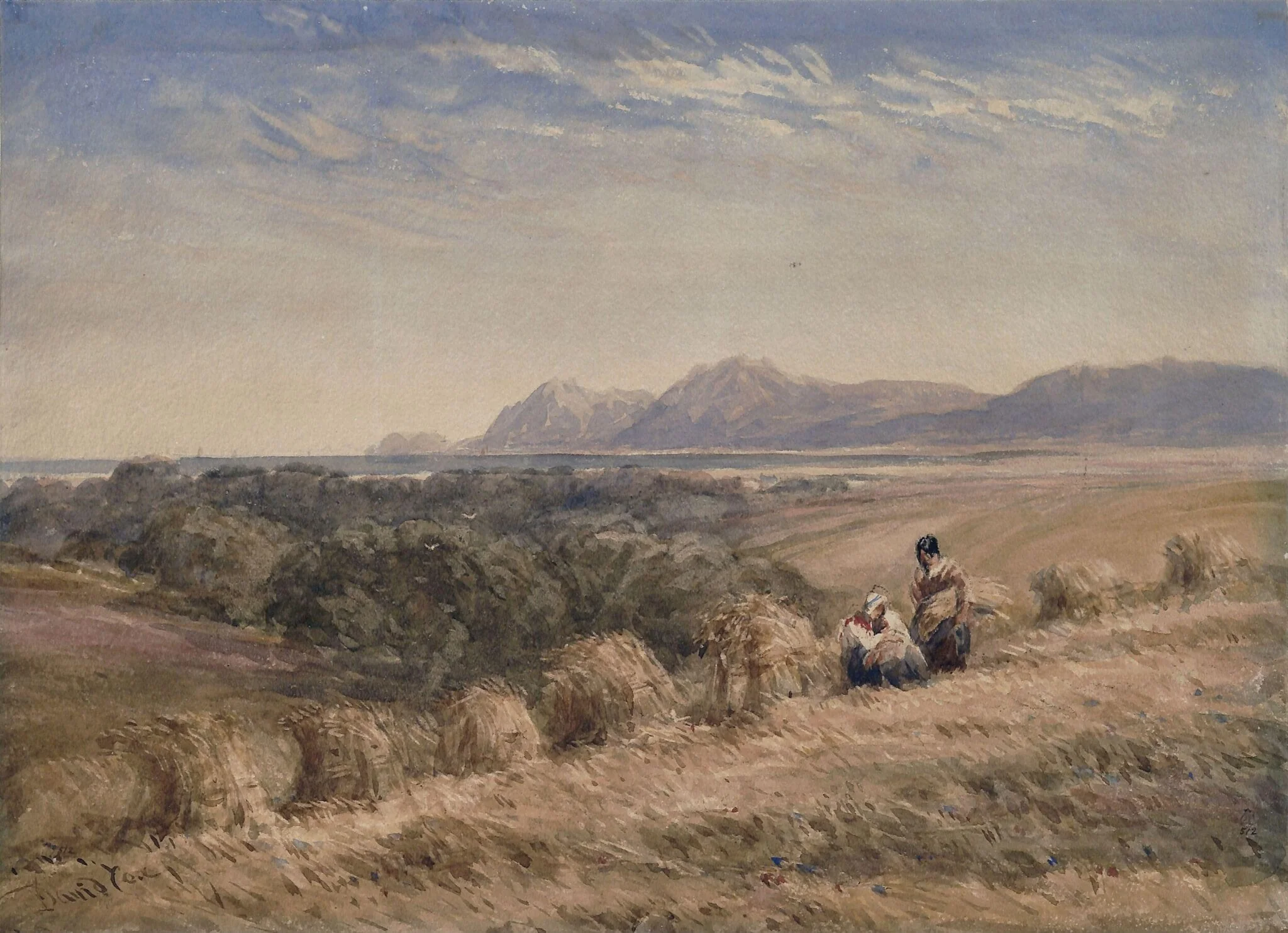 A Cornfield, detail
