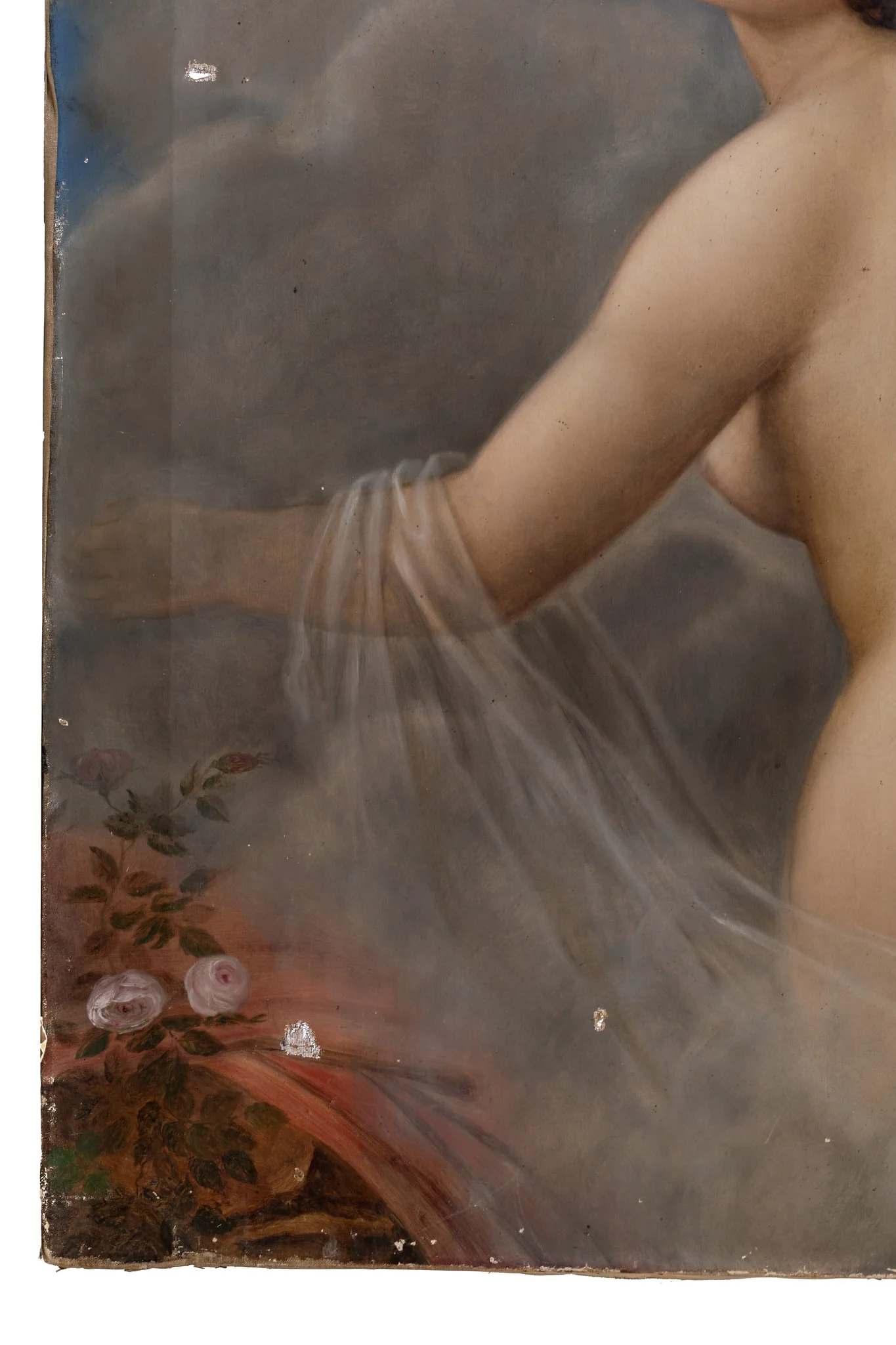 Jo îmbrățișând pe Jupiter, detail