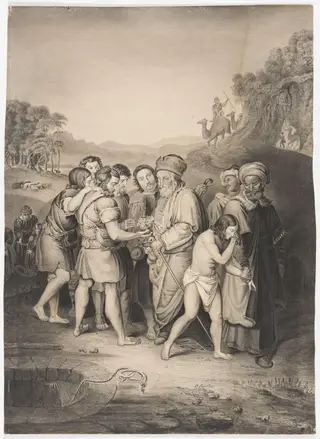 Joseph and his brethren, by Thomas Dalling Barlee, 1850