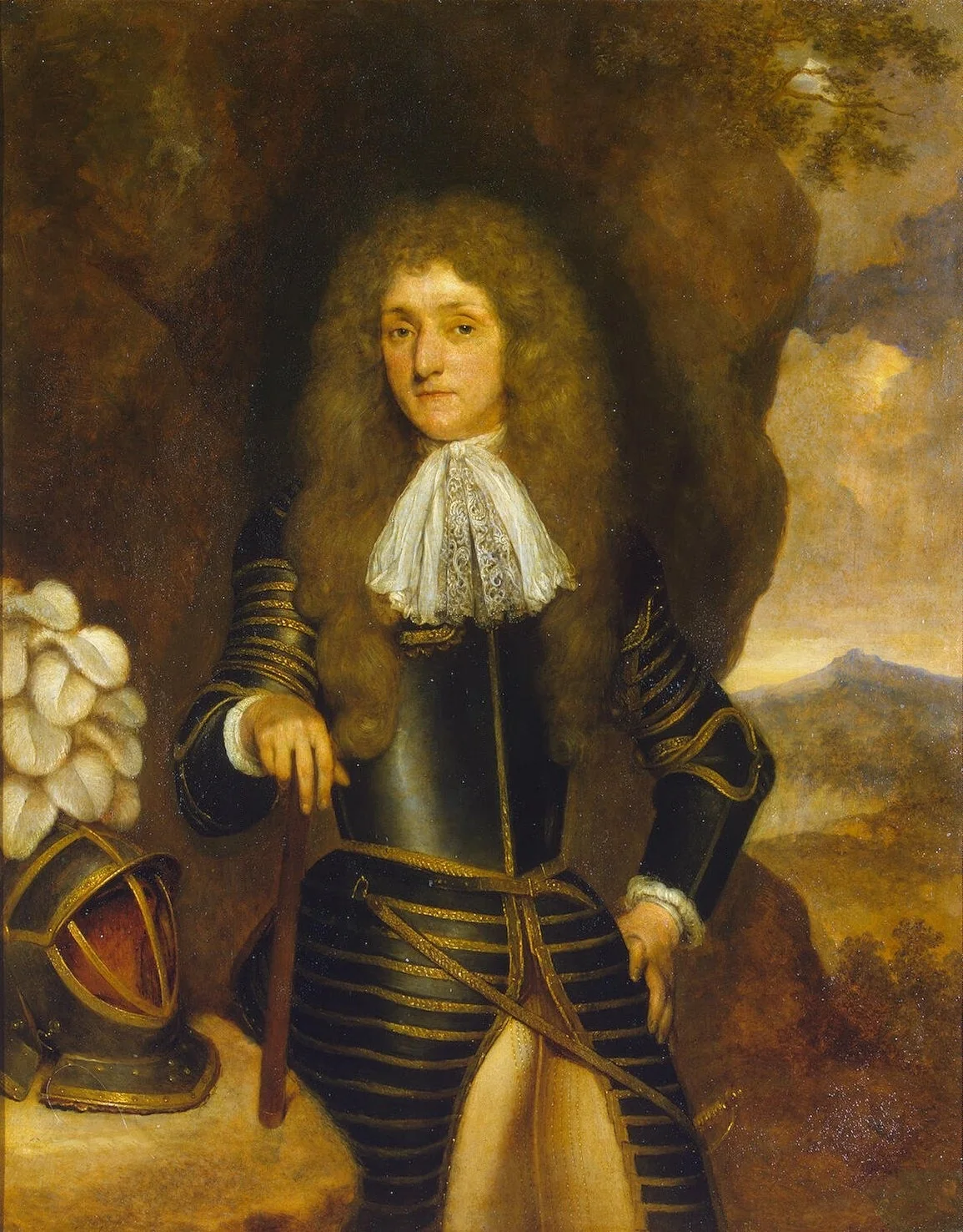 Portrait of an Officer, detail