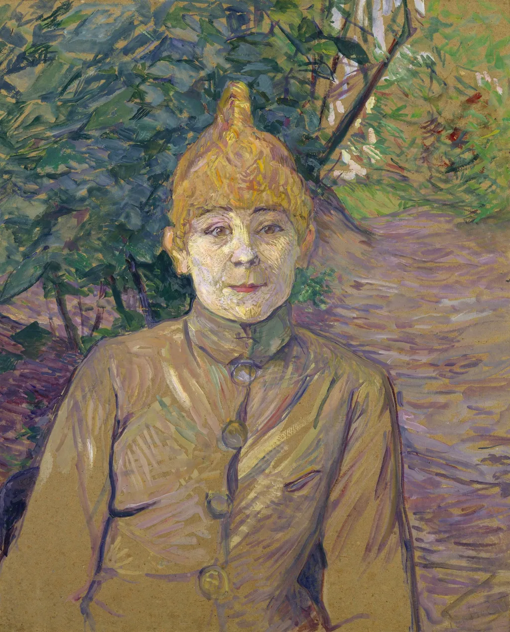 The Streetwalker, by Henri de Toulouse-Lautrec, oil, 1896