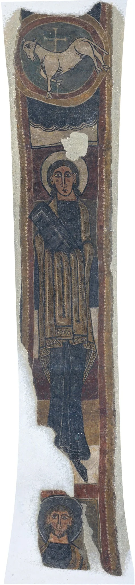 Lamb of God and saints from Santa Maria de Taüll, detail