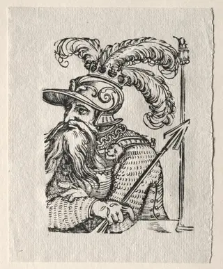 Tyrants of the Old Testament:  Ahab, by Georg Pencz, 1535