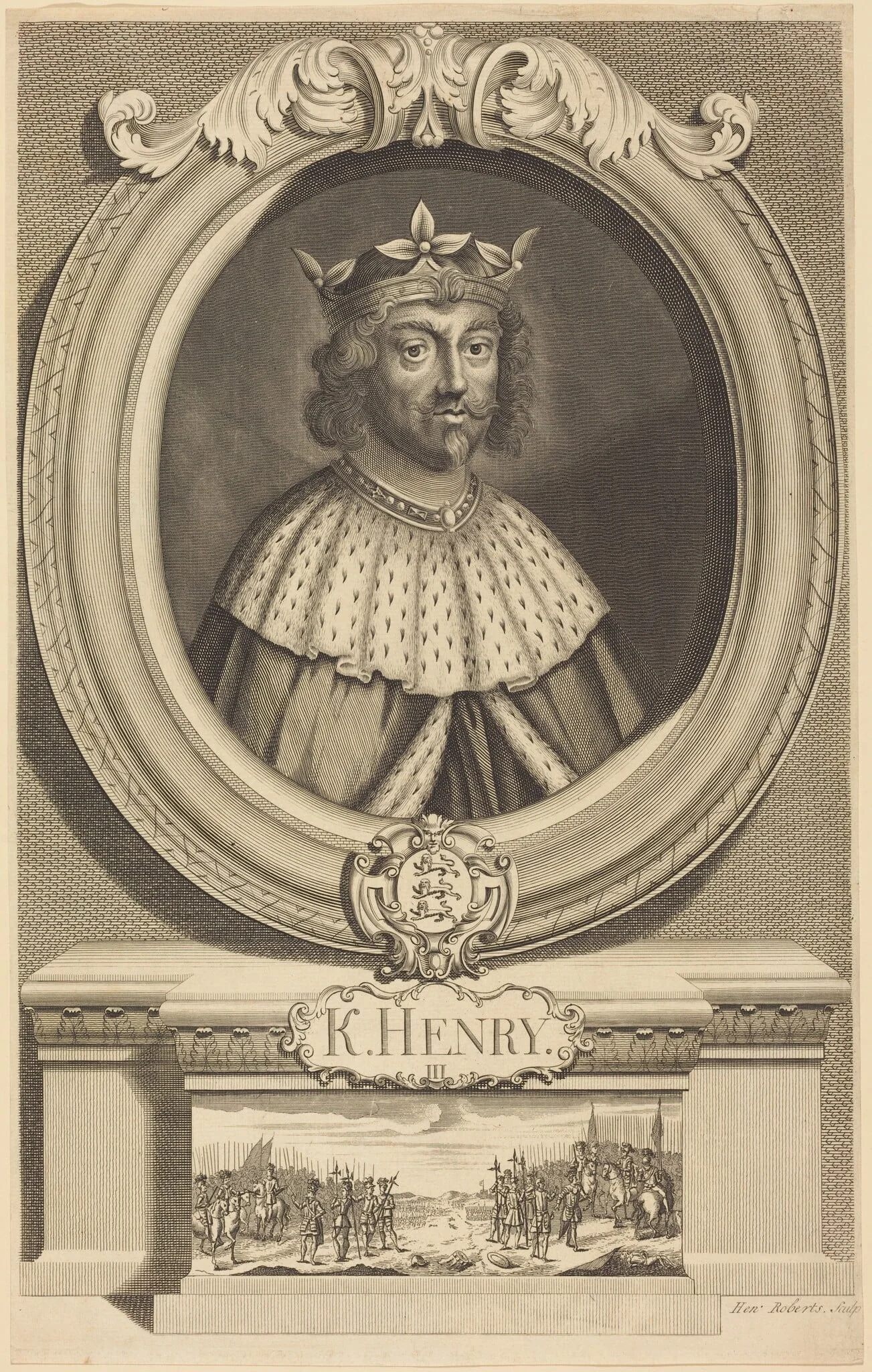 King Henry III, detail