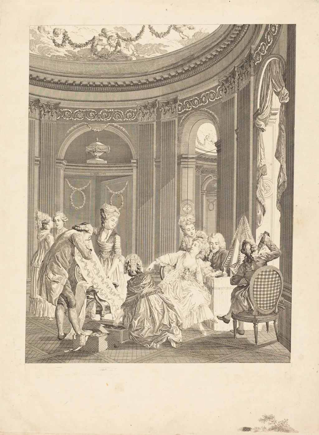 Qu'en dit l'Abbé?, by Nicolas Delaunay, ink, 1788