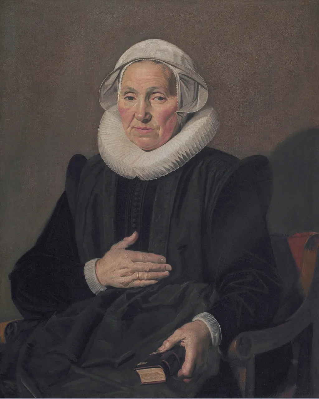 Portrait of Sara Andriesdr Hessix, by Frans Hals, oil, 1626