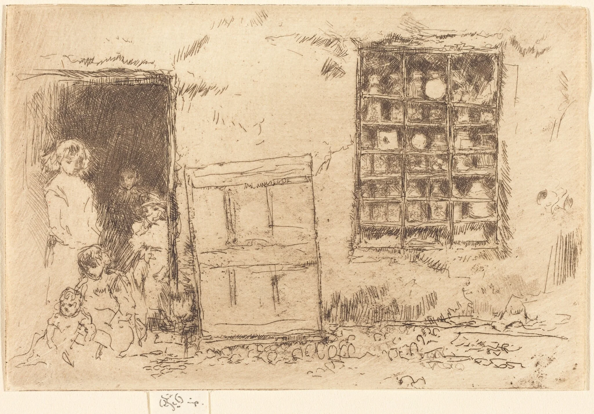 The Village Sweet-Shop, detail