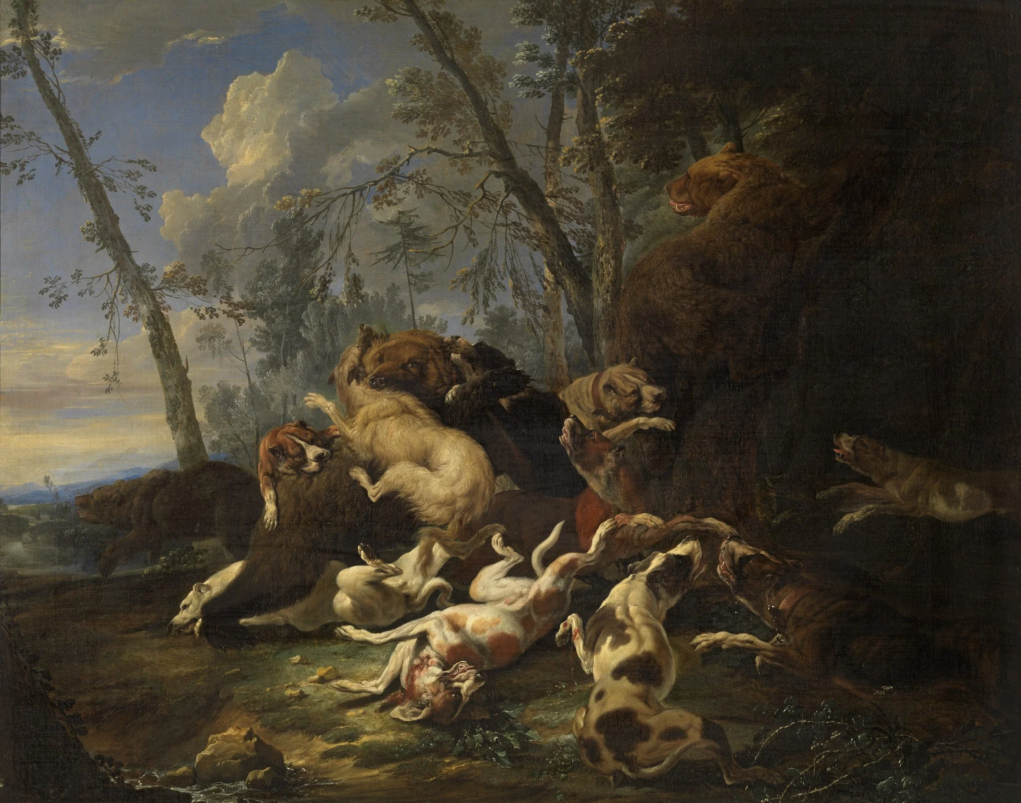 Bear Hunt, detail
