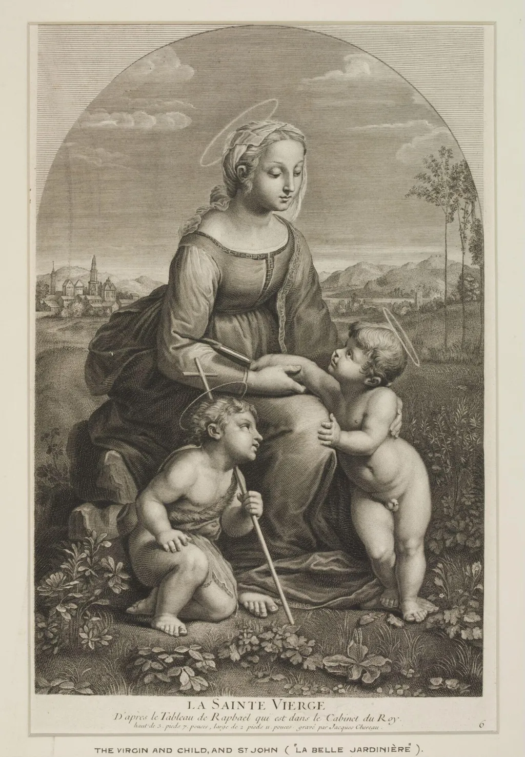 La Belle Jardinière, by Jacques Chéreau, 1750