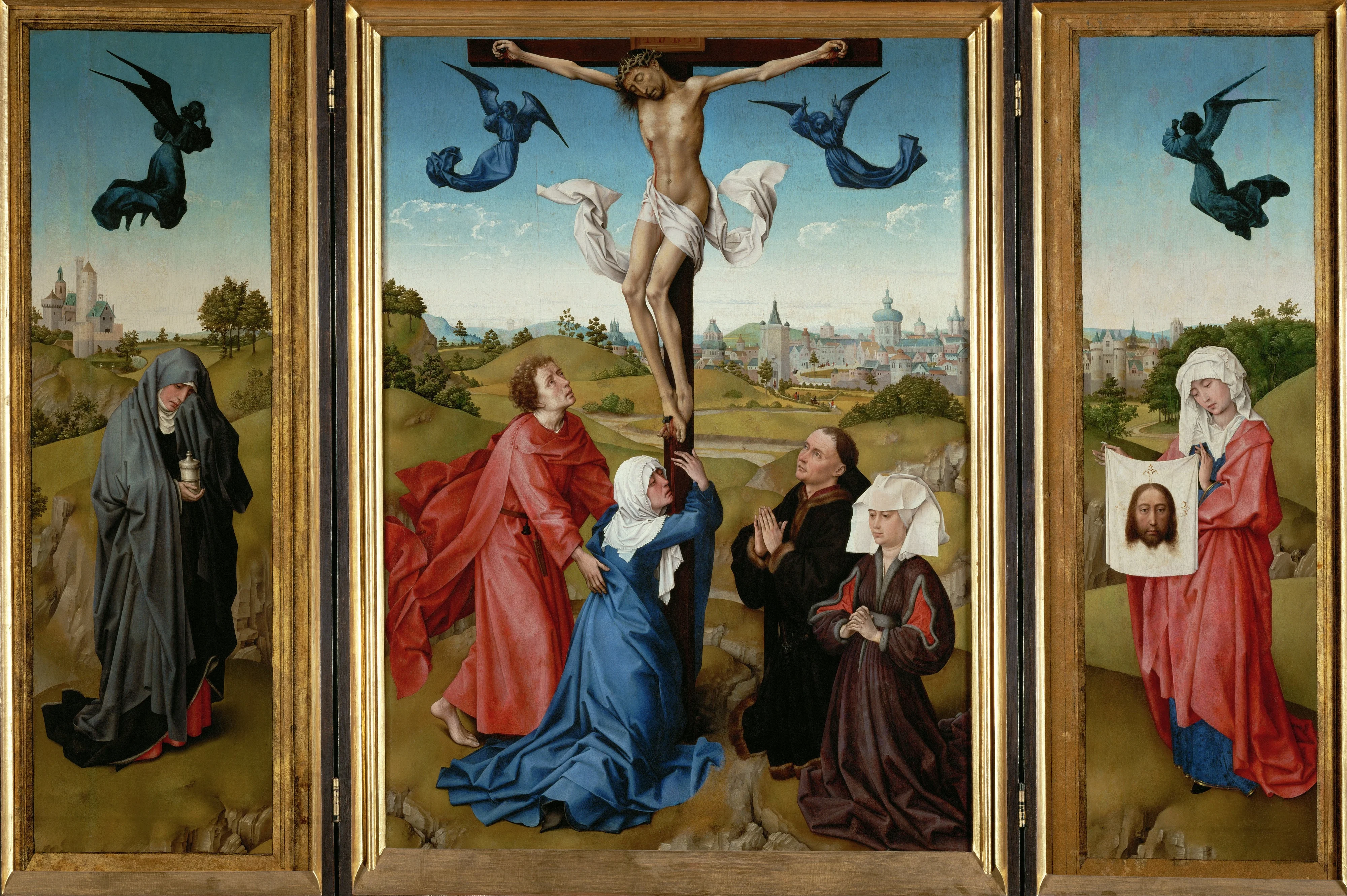 Crucifixion Triptych, detail