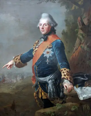 Prince Henry of Prussia (1726-1802), by Johann Heinrich Tischbein, oil, 1769