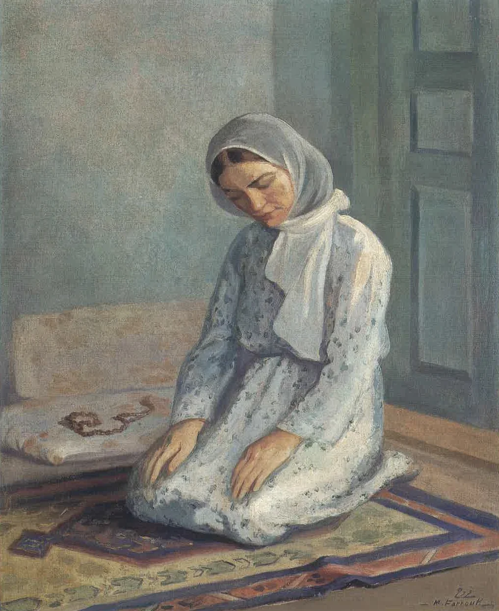The Noon Paryer, detail