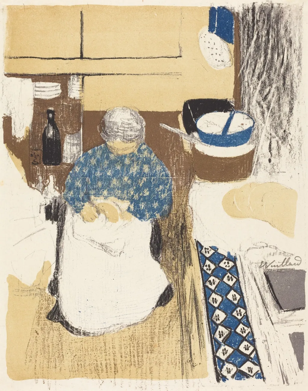 The Cook (La cuisiniere), by Ambroise Vollard, ink, 1899