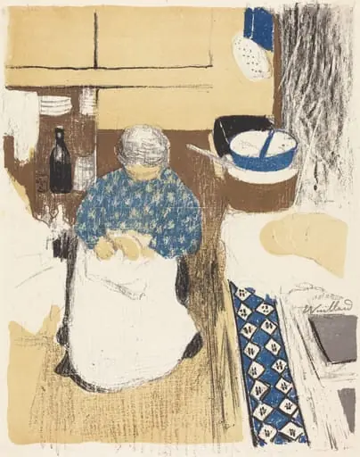 The Cook (La cuisiniere), by Ambroise Vollard, ink, 1899