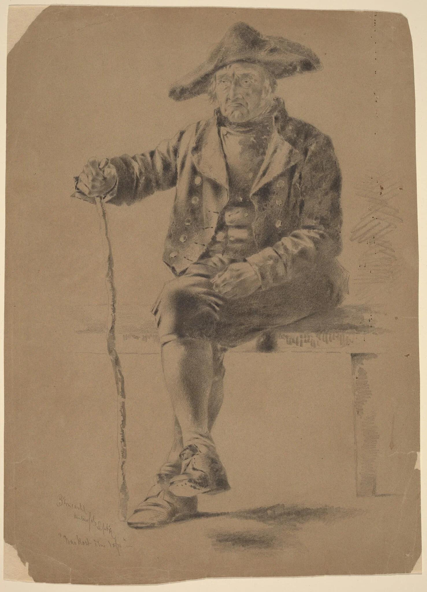 The Old Soldier - Berncastel, detail