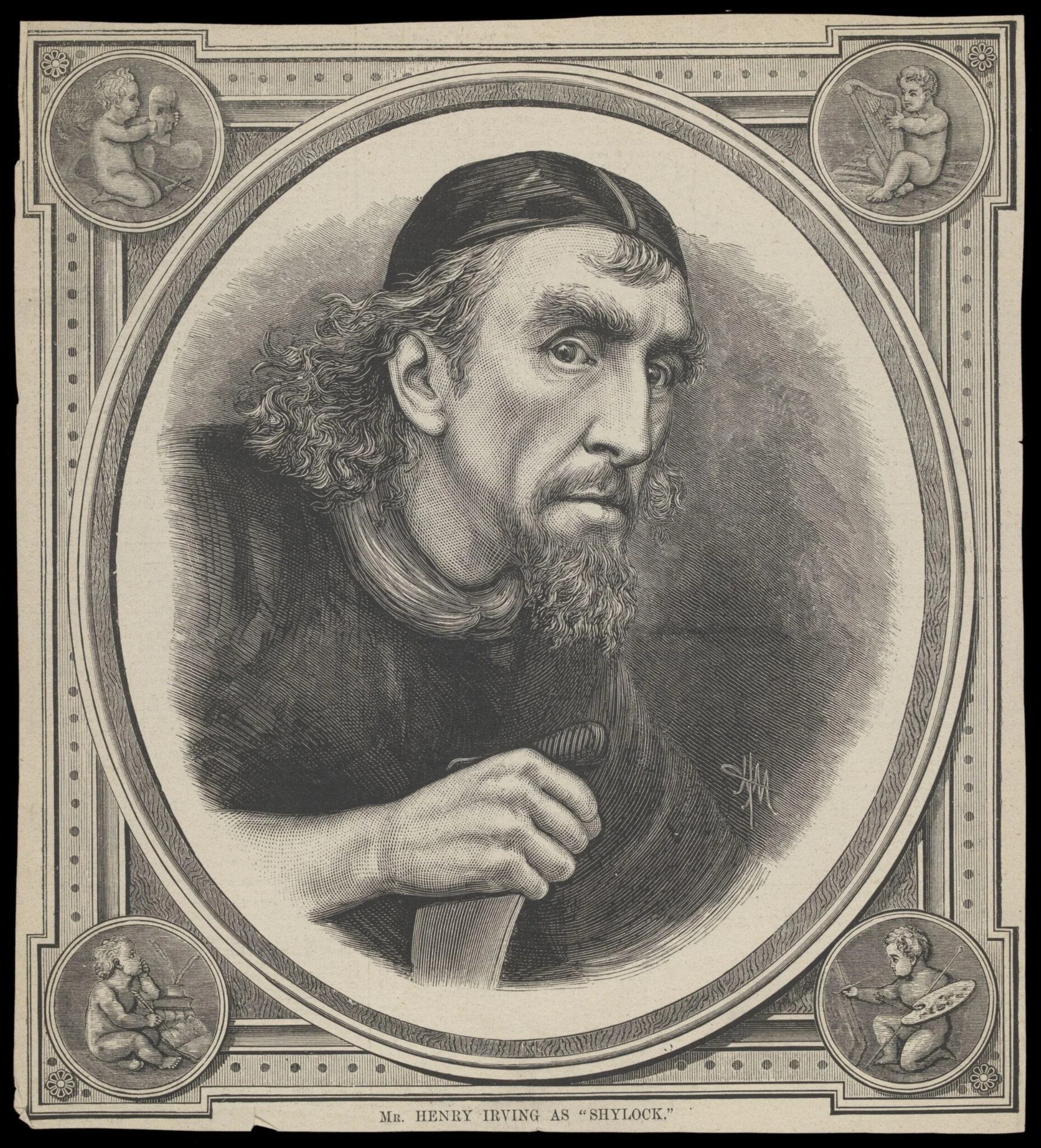 H Beard Print Collection, detail
